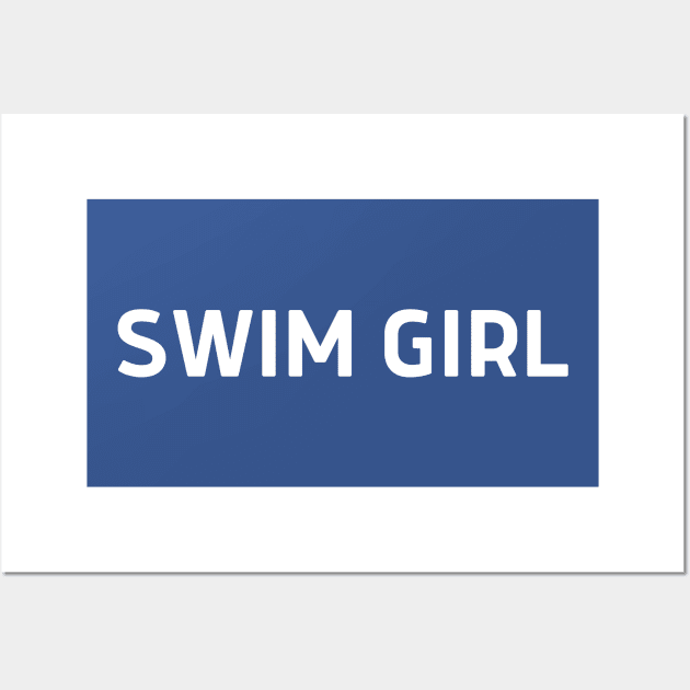 Swim Girl - Swimming Wall Art by Celestial Mystery